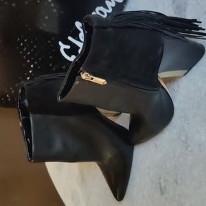 Sam Edelman Mariel booties, size 10, leather and suede